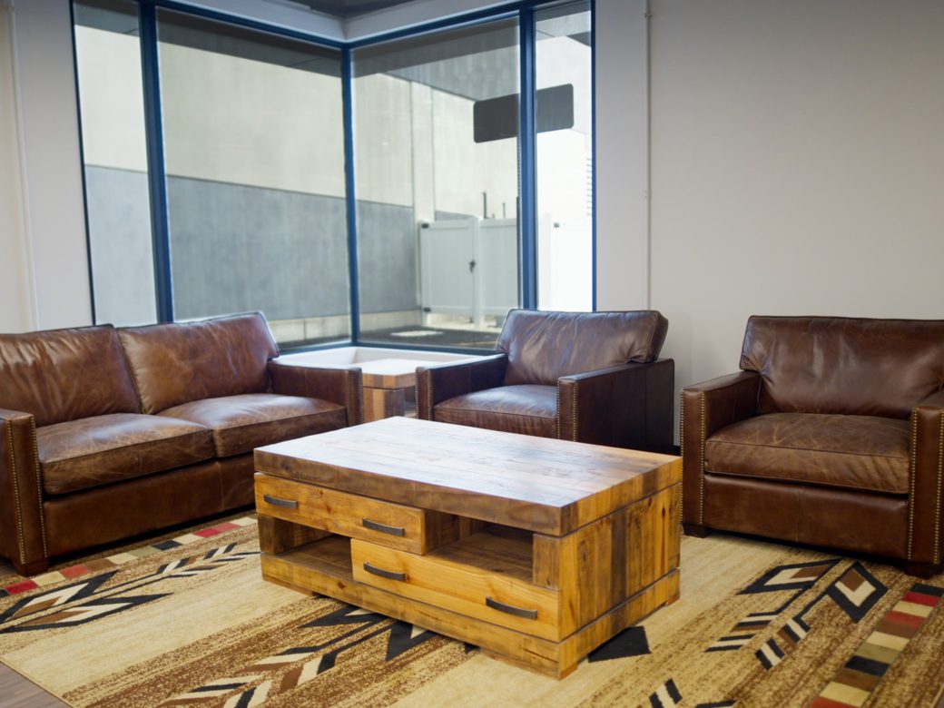 Break room interior