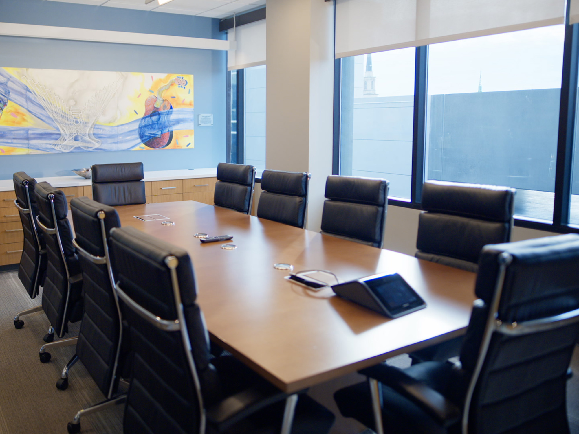 Meeting room inside of Metro 202