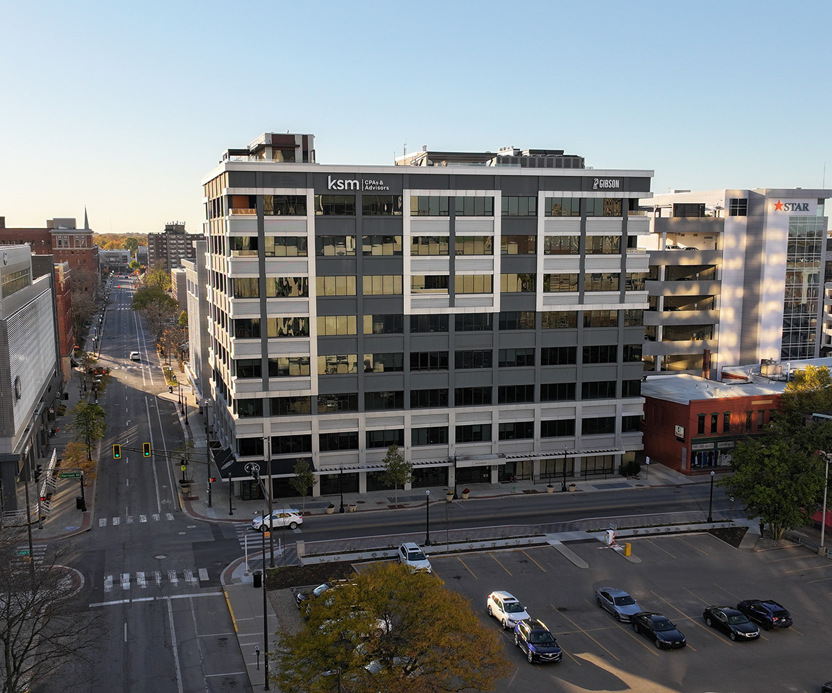 202 Metro building aerial shot