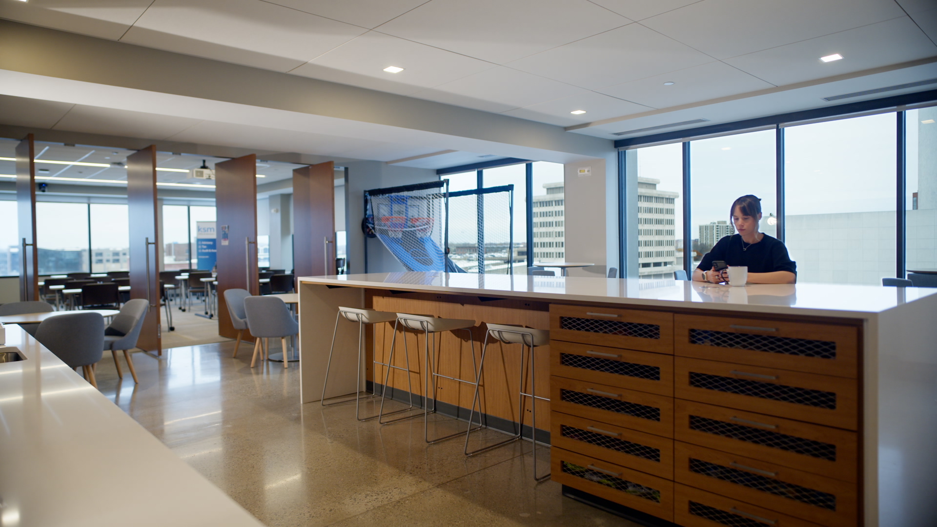 KSM office space with large windows